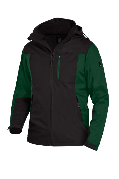 FHB JANNIK Softshelljacke, grün-schwarz, Gr.