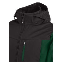 FHB JANNIK Softshelljacke, grün-schwarz, Gr.