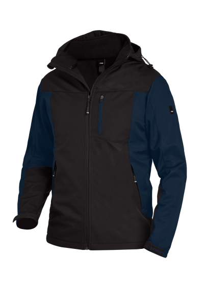 FHB JANNIK Softshelljacke, marine-schwarz, Gr.