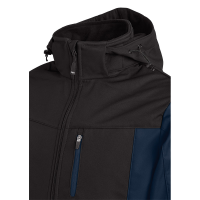 FHB JANNIK Softshelljacke, marine-schwarz, Gr.