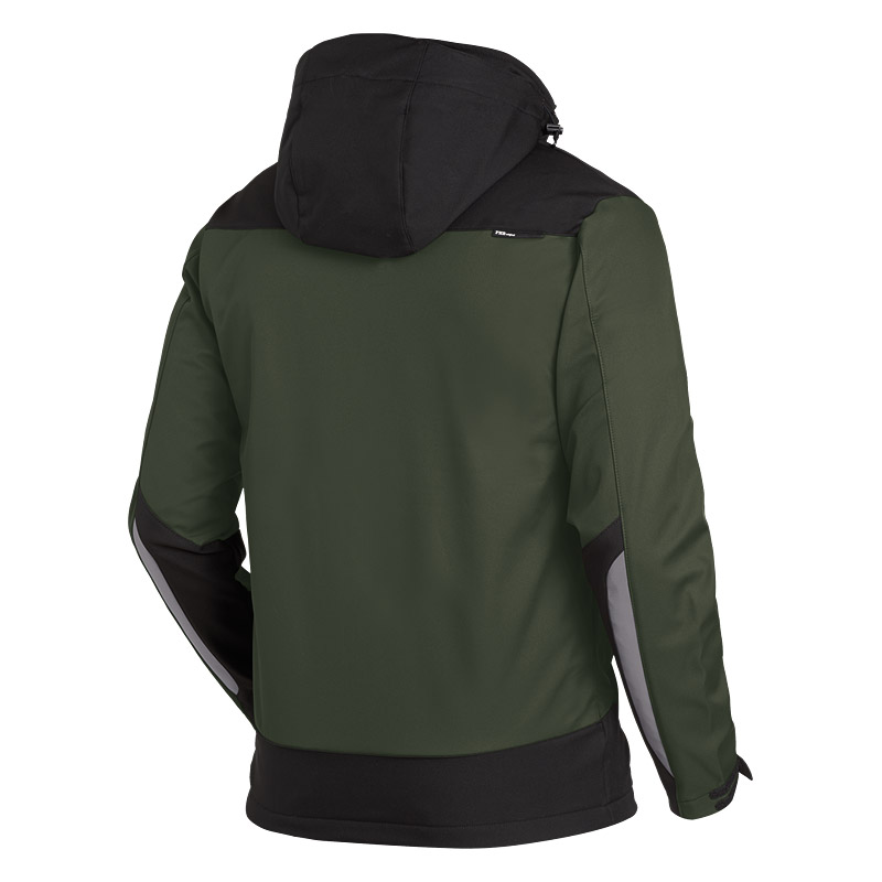 FHB JANNIK Softshelljacke, oliv-schwarz, Gr.