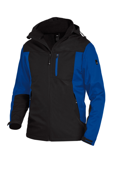 FHB JANNIK Softshelljacke, royalblau-schwarz, Gr.