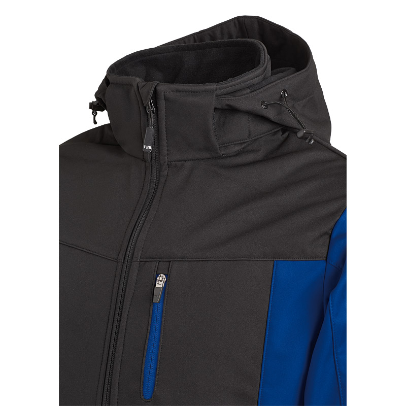 FHB JANNIK Softshelljacke, royalblau-schwarz, Gr.