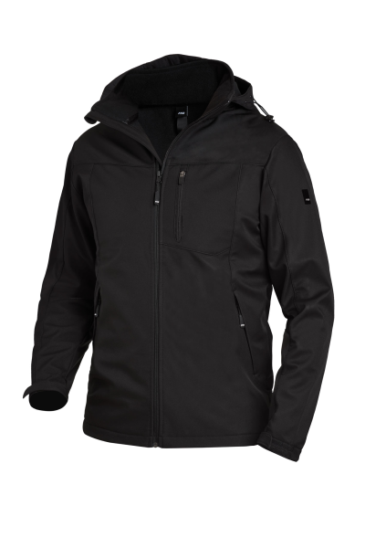 FHB JANNIK Softshelljacke, schwarz-RV schwarz, Gr.