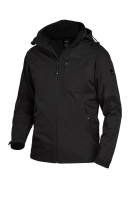 FHB JANNIK Softshelljacke, schwarz-RV schwarz, Gr.