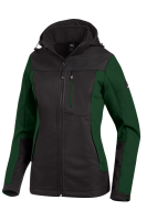 FHB JULIA Softshell-Jacke Damen, grün-schwarz, Gr. L