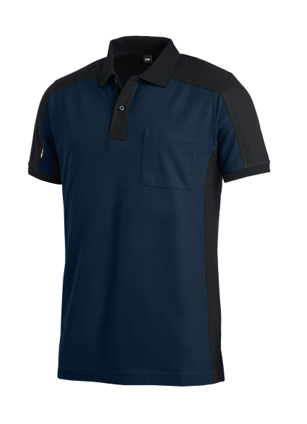 FHB KONRAD Polo-Shirt, marine-schwarz