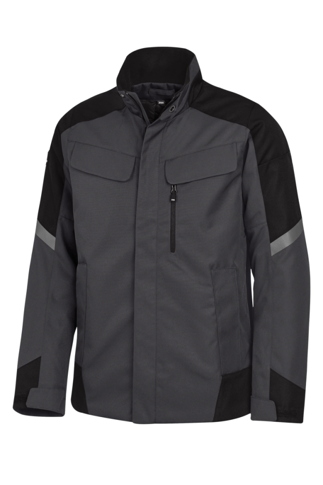 FHB LARS Arbeitsjacke, anthrazit-schwarz, Gr.