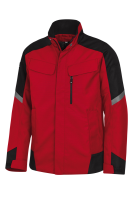 FHB LARS Arbeitsjacke, rot-schwarz, Gr. 2XL