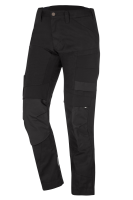 FHB LEO Arbeitshose elastisch, schwarz, Gr.