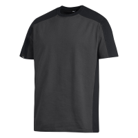 FHB MARC T-Shirt zweifarbig, anthrazit-schwarz, Gr. 3XL