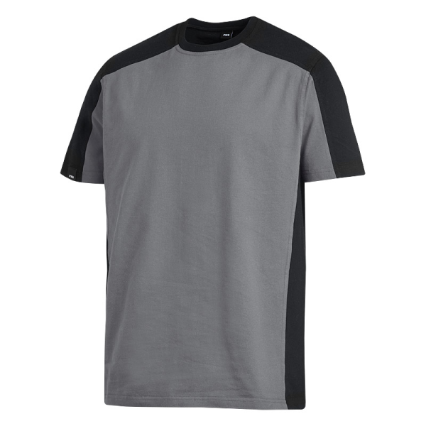 FHB MARC T-Shirt zweifarbig, grau-schwarz