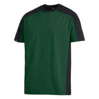 FHB MARC T-Shirt zweifarbig, grün-schwarz, Gr. 2XL