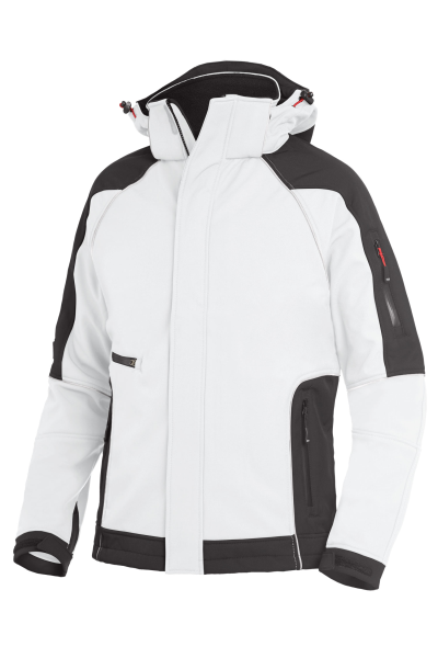 FHB WALTER Softshelljacke, weiss-anthrazit