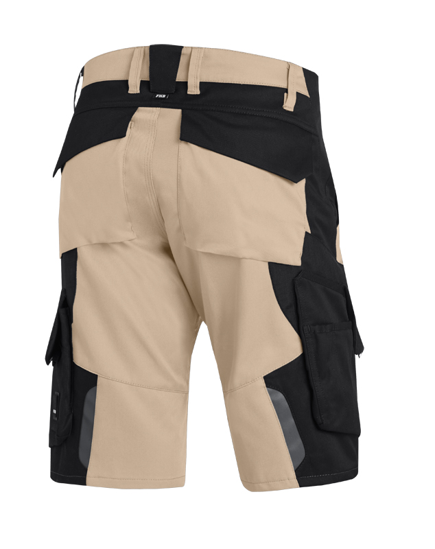 FHB WULF Bermuda, beige-schwarz, Gr. 56