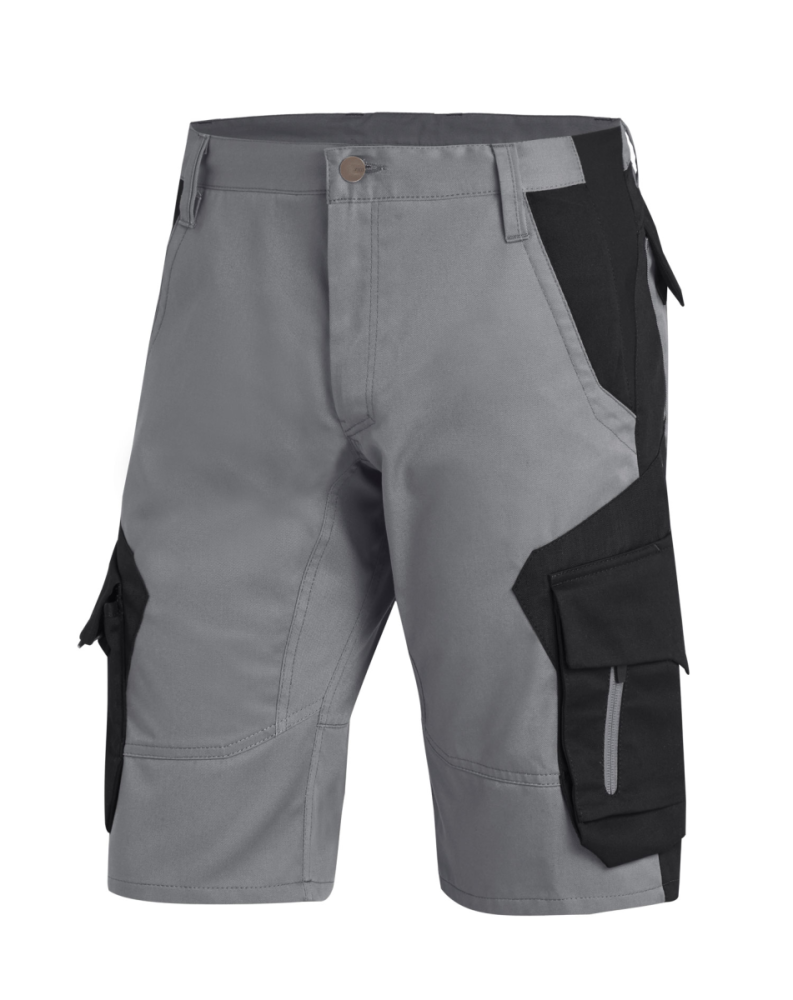 FHB WULF Bermuda, grau-schwarz, Gr. 60