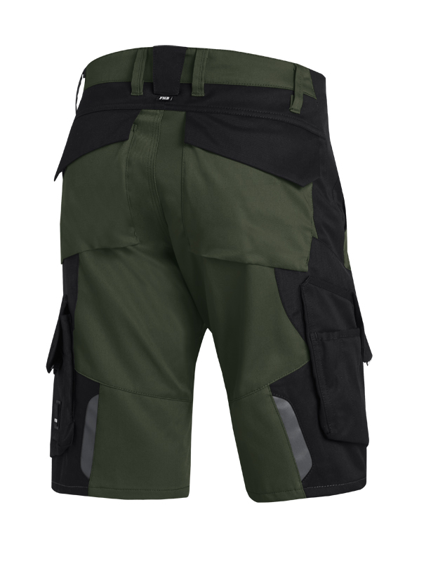 FHB WULF Bermuda, oliv-schwarz, Gr. 42