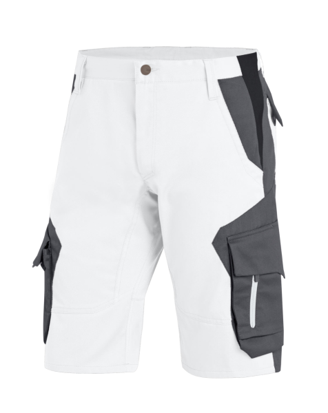 FHB WULF Bermuda, weiss-anthrazit