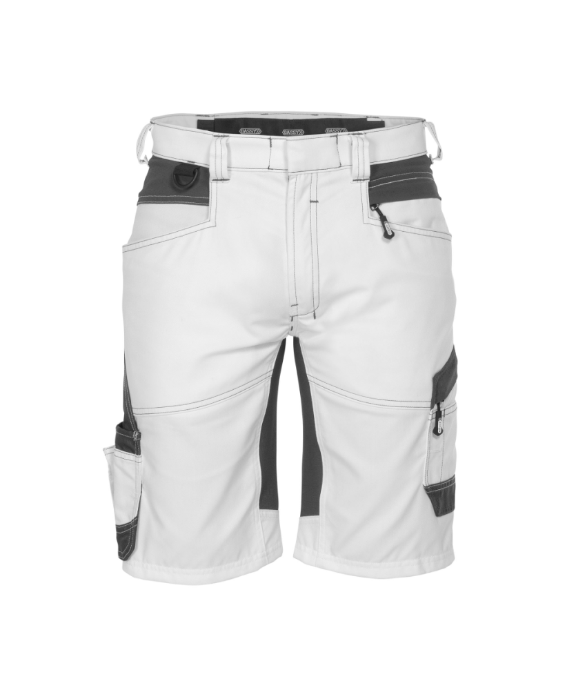 Dassy ® Axis Painters, Stretch-Malershorts, Weiß/anthrazitgrau, 52