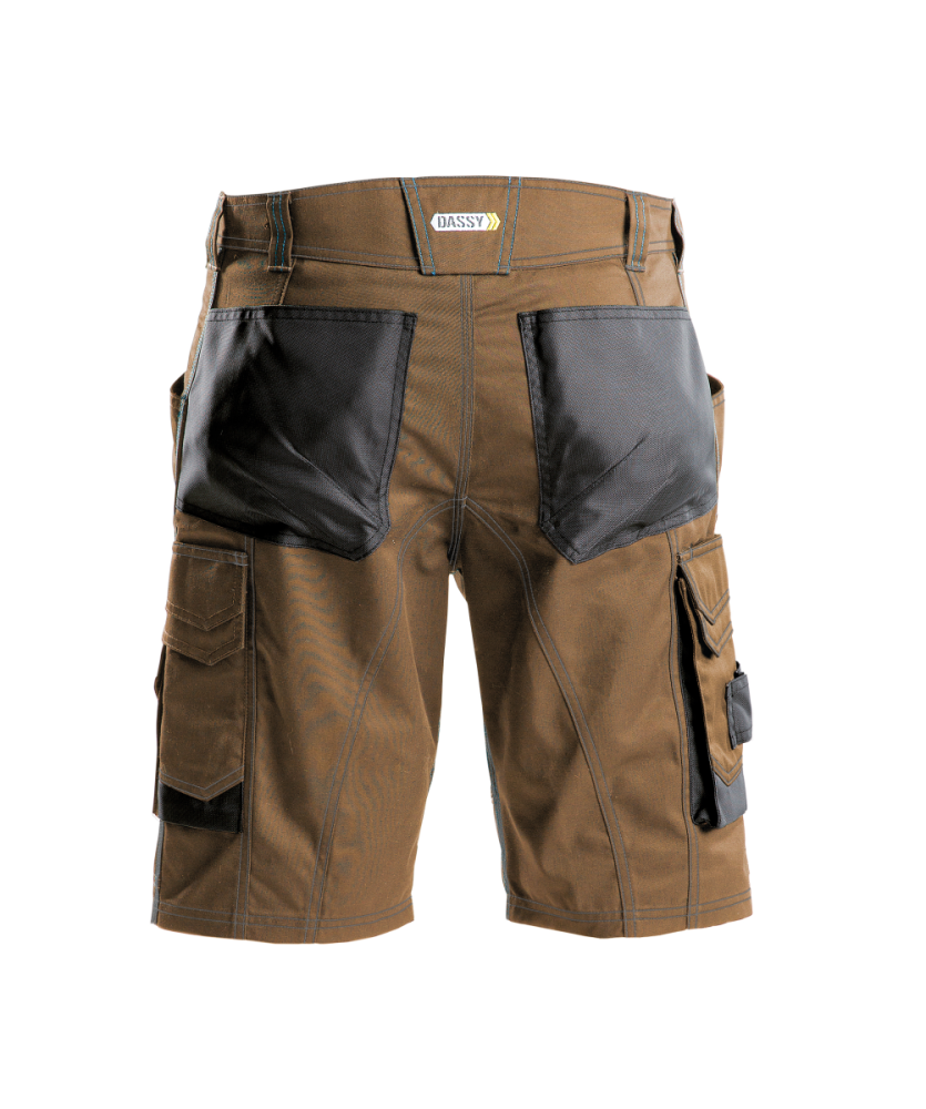 Dassy ® Cosmic, Arbeitsshorts, Lehmbraun/anthrazitgrau, 66