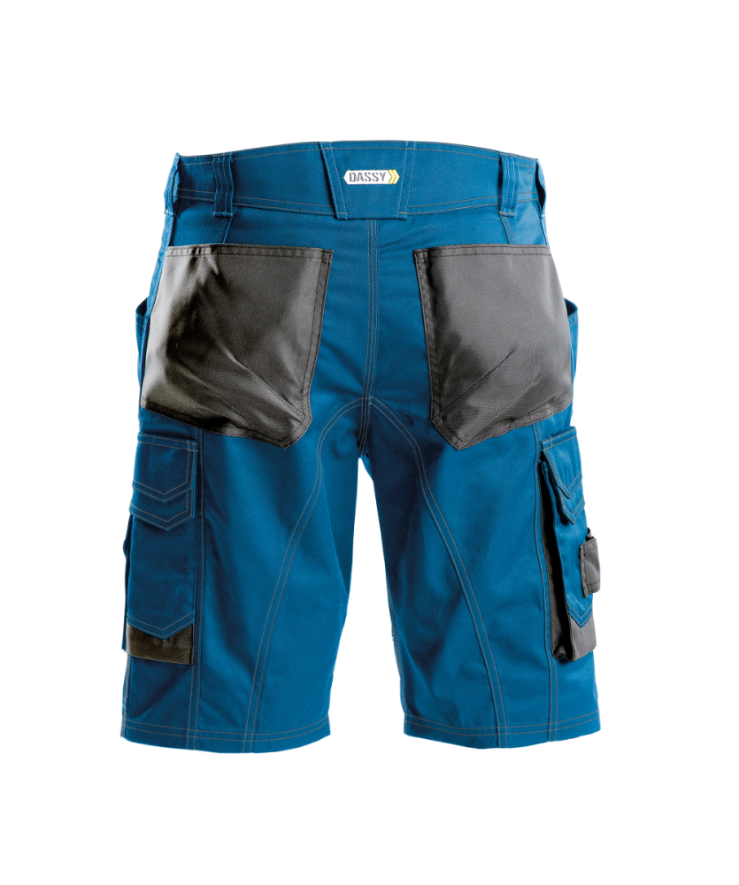 Dassy ® Cosmic, Arbeitsshorts, Azurblau/anthrazitgrau, 48