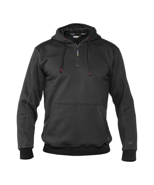 Dassy ® Indy, Kapuzensweatshirt, Anthrazitgrau/schwarz