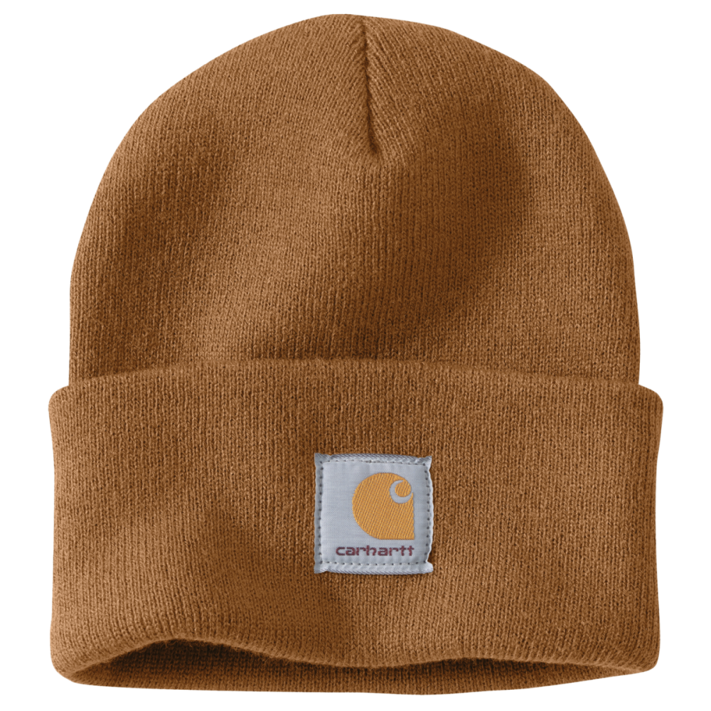 Carhartt Knit Cuffed Beanie, Carhartt Brown