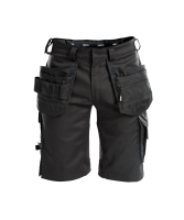 Dassy ® Trix, Stretch-Arbeitsshorts mit Holstertaschen, Schwarz, 63