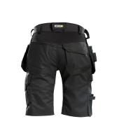 Dassy ® Trix, Stretch-Arbeitsshorts mit Holstertaschen, Schwarz, 63