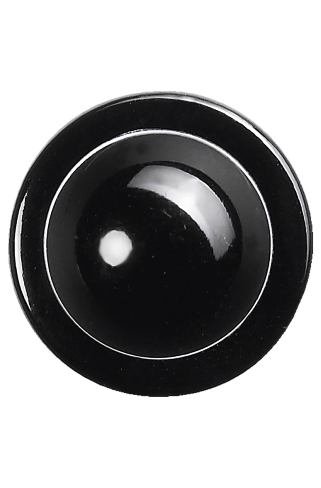 Greiff Kugelknöpfe 12er Pack, schwarz, unisex