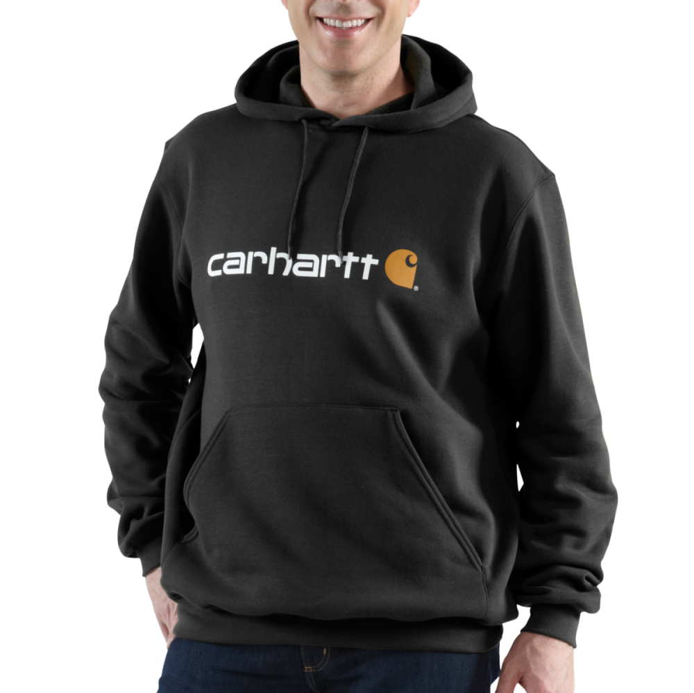 Carhartt Signature Logo Sweatshirt, Black