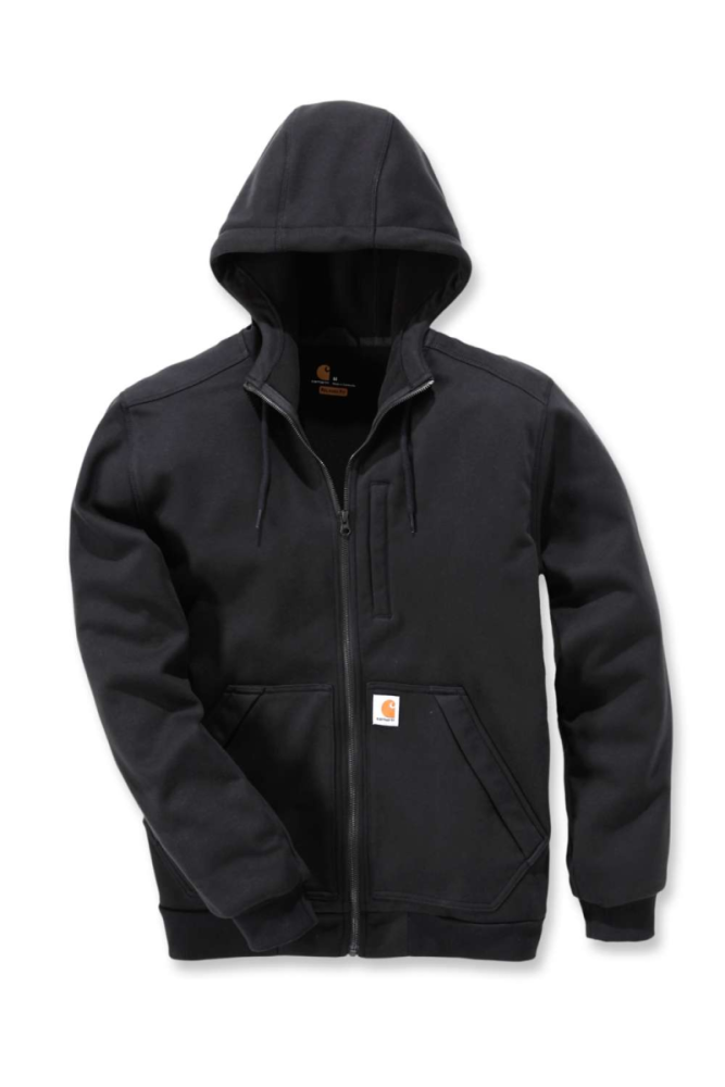 Carhartt Wind Fighter Hooded Sweatshirt, Black
