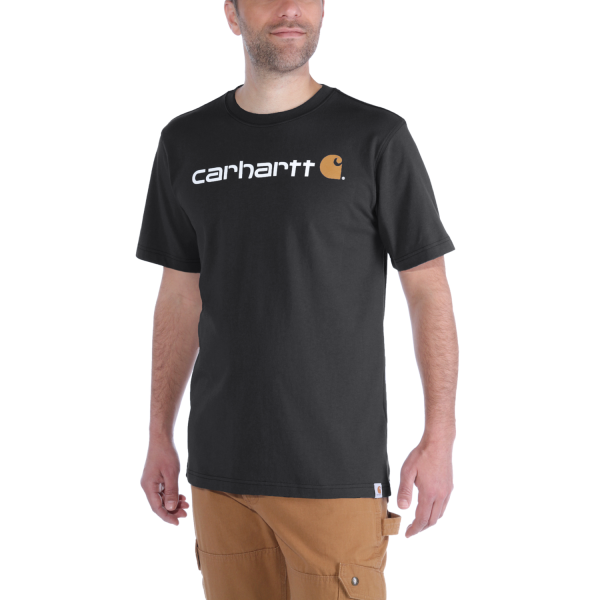 Carhartt Core Logo T-shirt S/s, Black