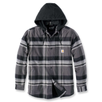 Carhartt Flannel Sherpa-lined Shirt Jac, Black