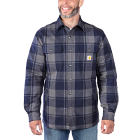 Carhartt Flannel Sherpa-lined Shirt Jac, Navy