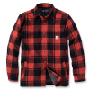 Carhartt Flannel Sherpa-lined Shirt Jac, Red Ochre