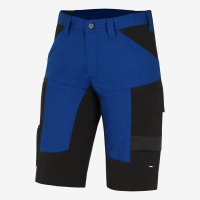 FHB KIM Bermuda elastisch, royalblau-schwarz, Gr.