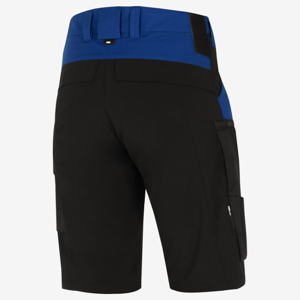 FHB KIM Bermuda elastisch, royalblau-schwarz, Gr.