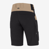 FHB KIM Bermuda elastisch, beige-schwarz, Gr.