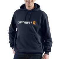 Carhartt Signature Logo Sweatshirt, Heather Grey