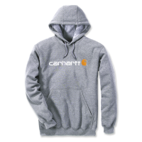 Carhartt Signature Logo Sweatshirt, Heather Grey