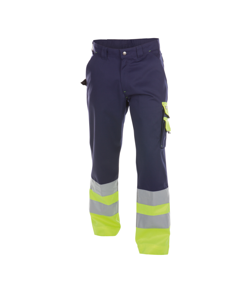 Dassy ® Omaha, Warnschutzhose, Dunkelblau/neongelb, Standard
