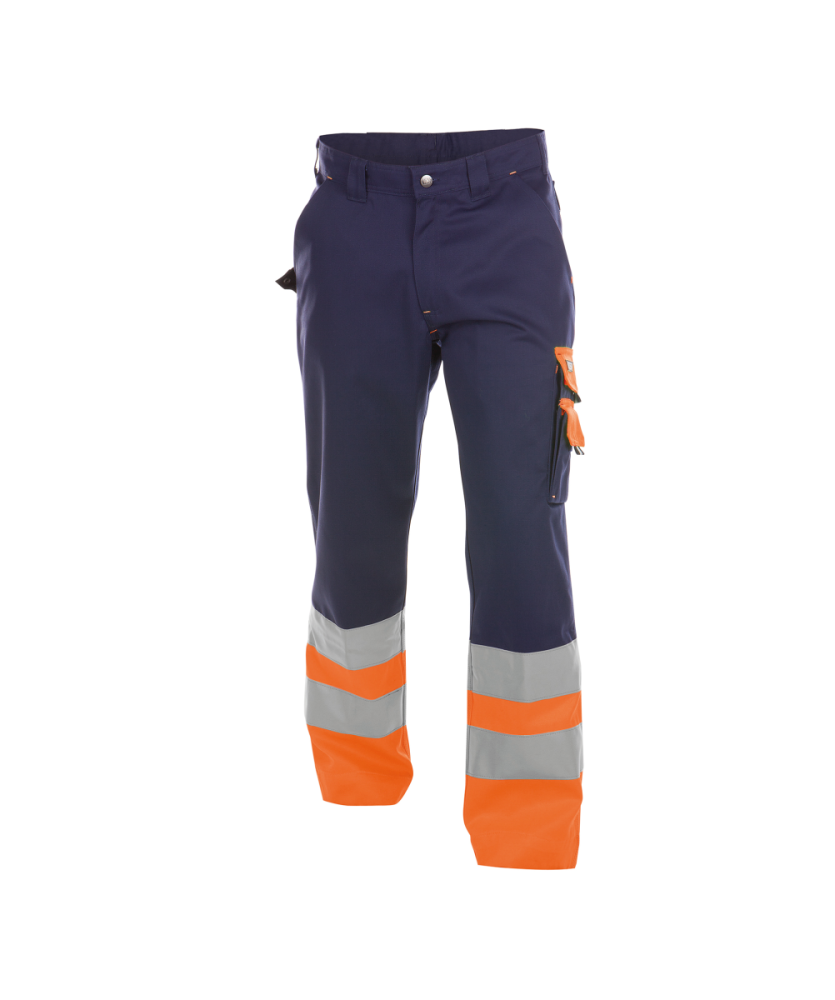Dassy ® Omaha, Warnschutzhose, Dunkelblau/neonorange, Minus