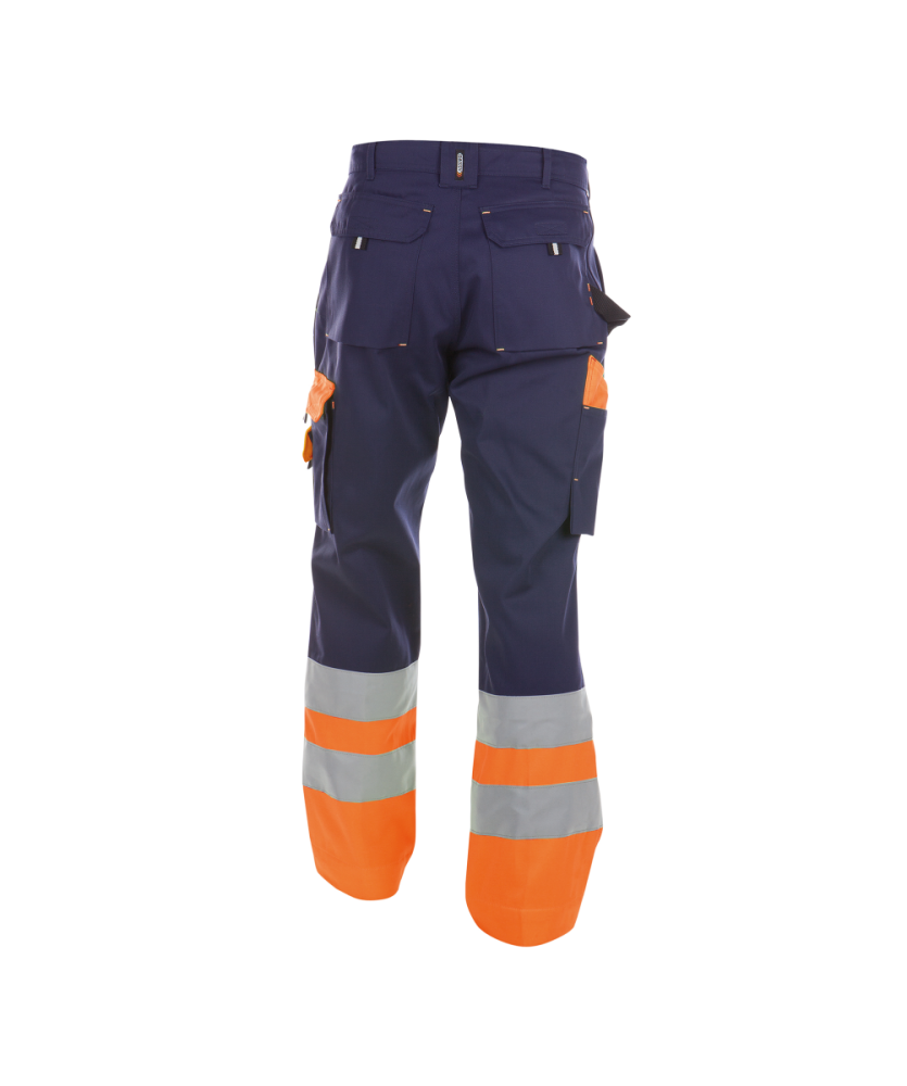 Dassy ® Omaha, Warnschutzhose, Dunkelblau/neonorange, Minus