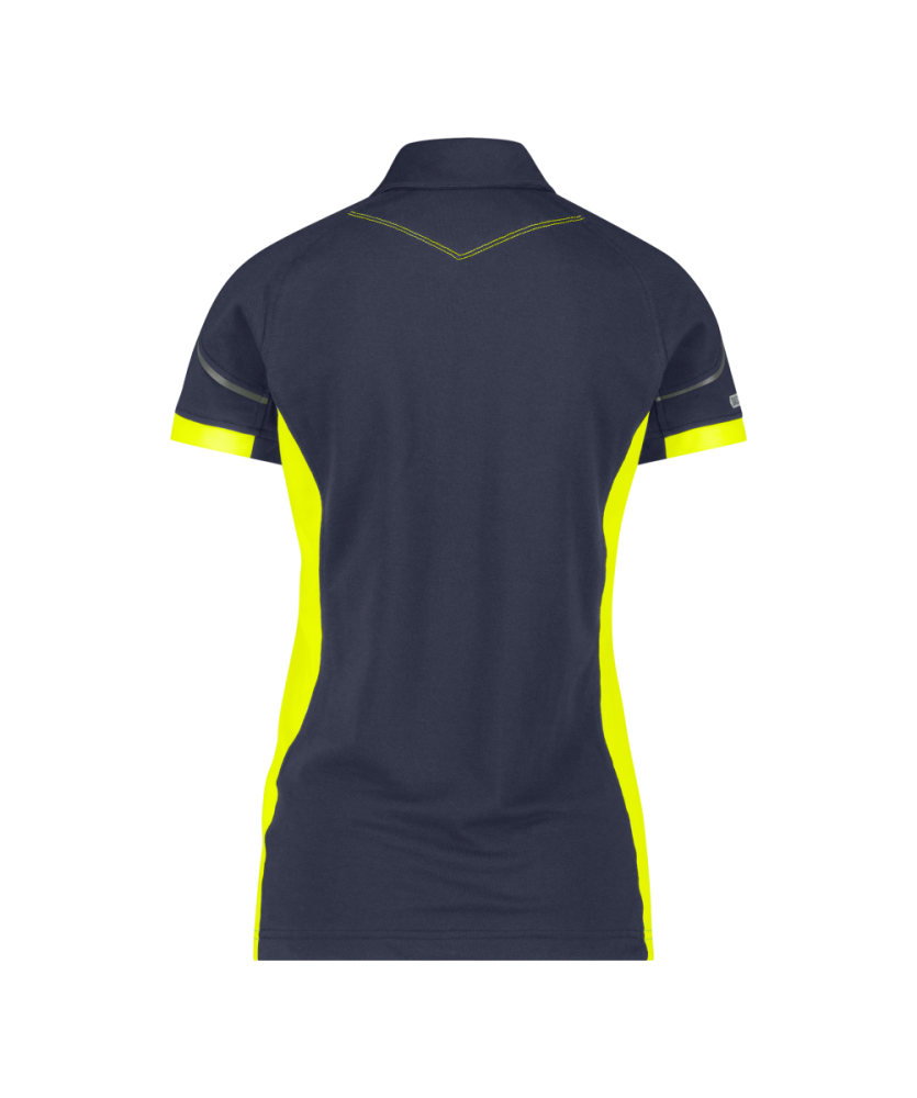 Dassy ® Veracruz Women, Poloshirt für Damen, Nachtblau/neongelb