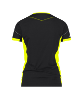 Dassy ® Tampico Women, T-shirt für Damen, Schwarz/neongelb