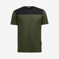 FHB KNUT T-Shirt Herren, oliv-schwarz, Gr. XS