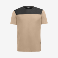 FHB KNUT T-Shirt Herren, beige-schwarz, Gr. 3XL