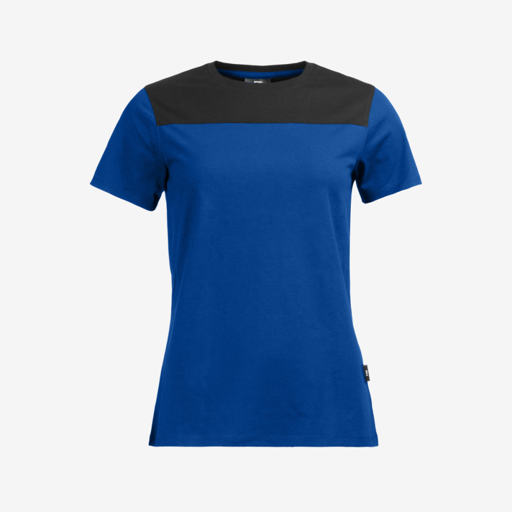 FHB KIRA T-Shirt Damen, royalblau-schwarz, Gr. M