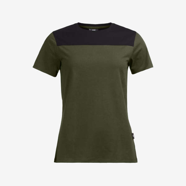 FHB KIRA T-Shirt Damen, oliv-schwarz